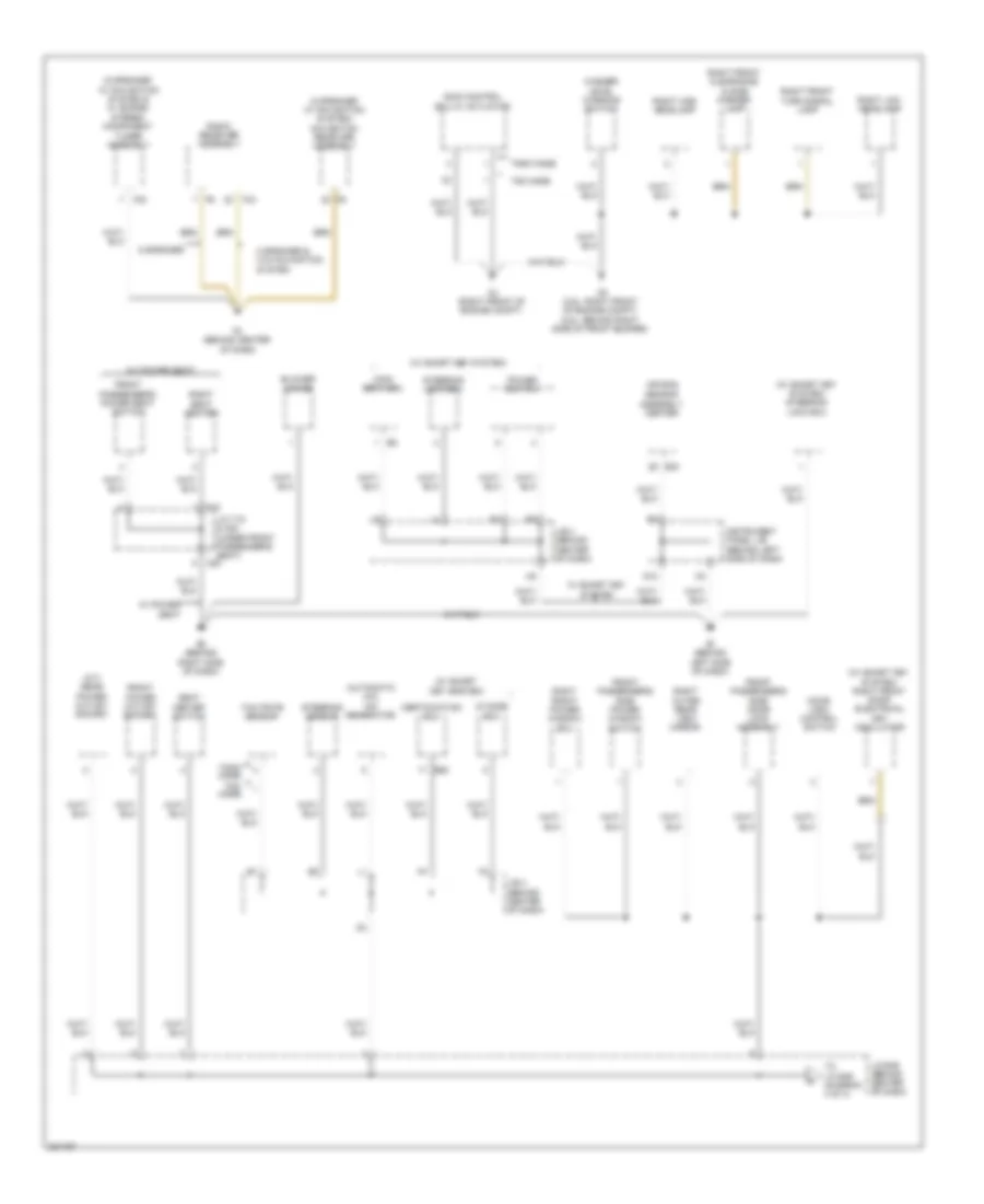 Электросхема подключение массы заземления, кроме гибрида (3 из 4) для Toyota Camry XLE 2010