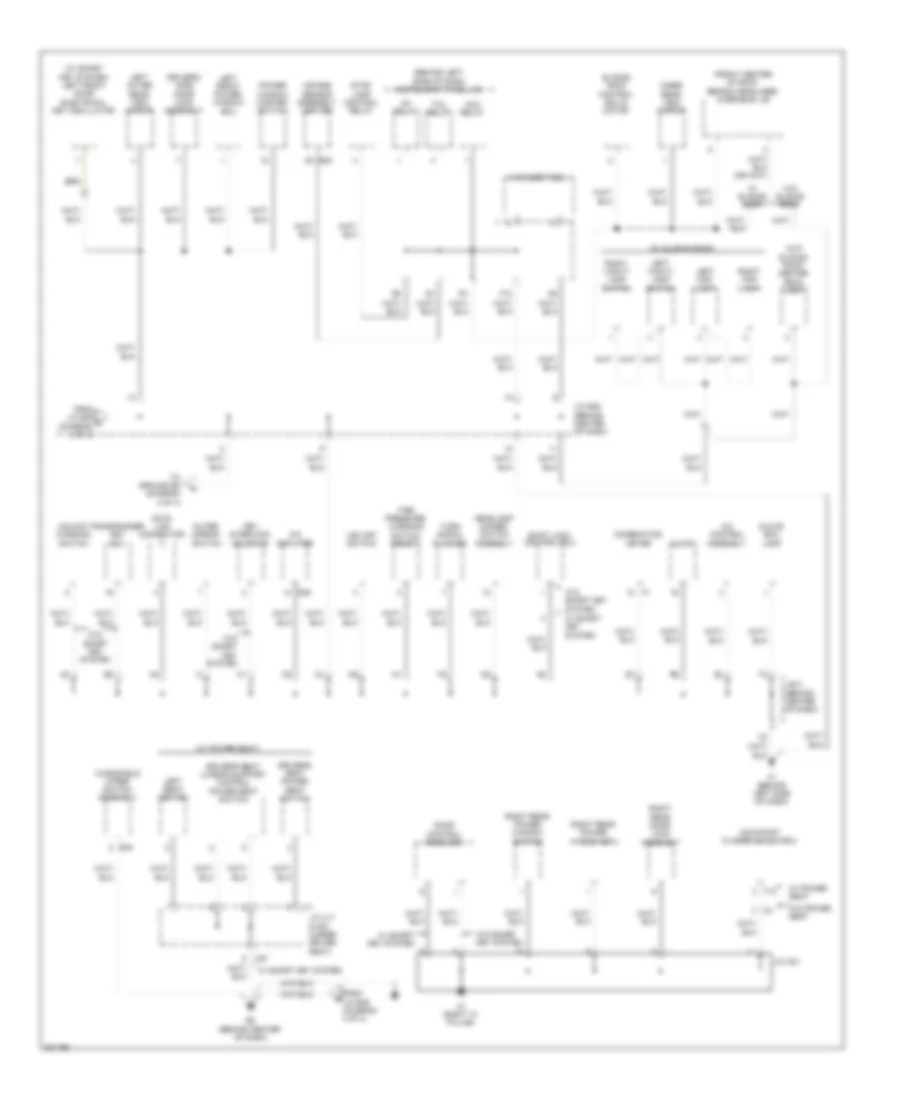 Электросхема подключение массы заземления, кроме гибрида (4 из 4) для Toyota Camry XLE 2010