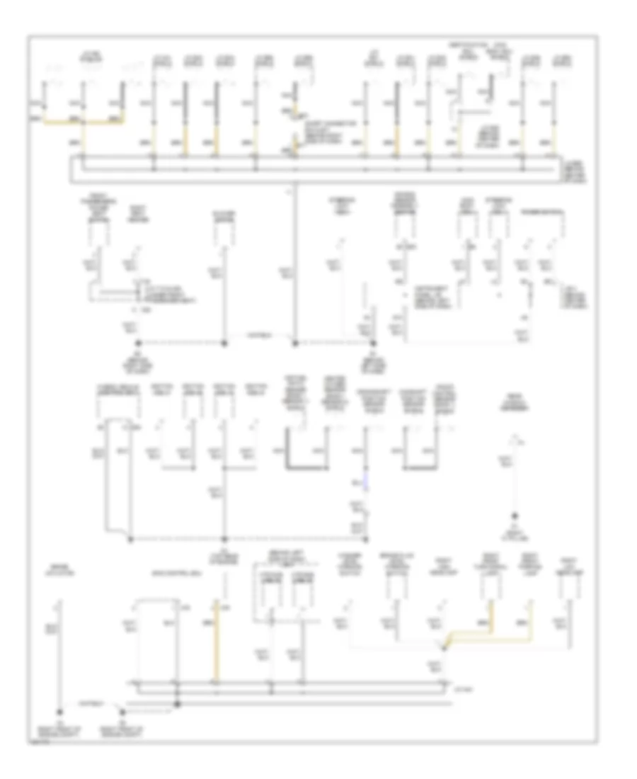 Электросхема подключение массы заземления, гибрид (4 из 4) для Toyota Camry XLE 2010