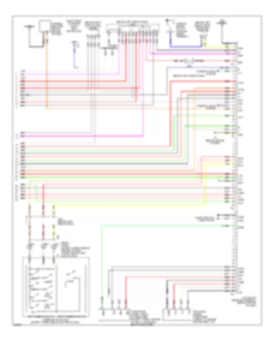 Электросхема навигации GPS (3 из 3) для Toyota Camry XLE 2010