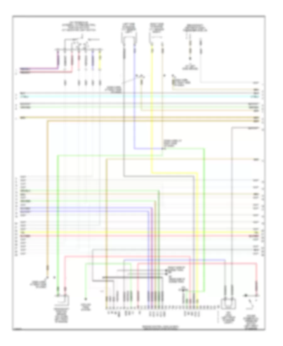 3.0L, Электросхема системы управления двигателем (3 из 6) для Toyota Camry 2005
