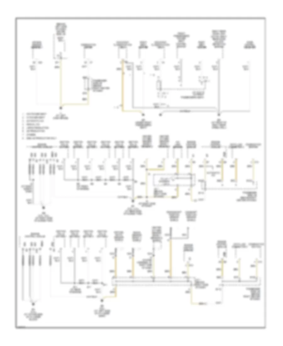 Электросхема подключение массы заземления (2 из 4) для Toyota Camry 2005