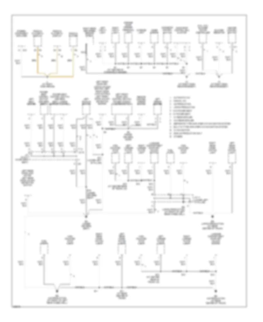 Электросхема подключение массы заземления (3 из 4) для Toyota Camry 2005