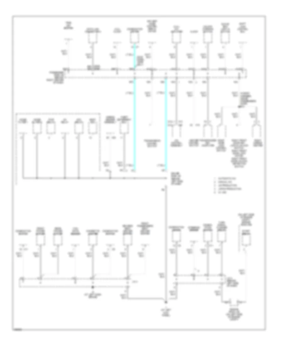 Электросхема подключение массы заземления (4 из 4) для Toyota Camry 2005