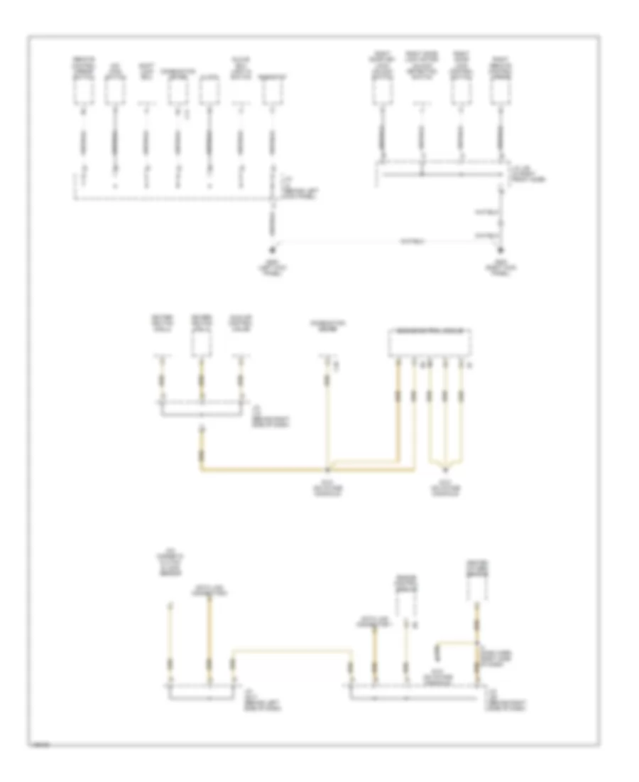 2.2L кпг, Электросхема подключение массы заземления (3 из 3) для Toyota Camry XLE 2000