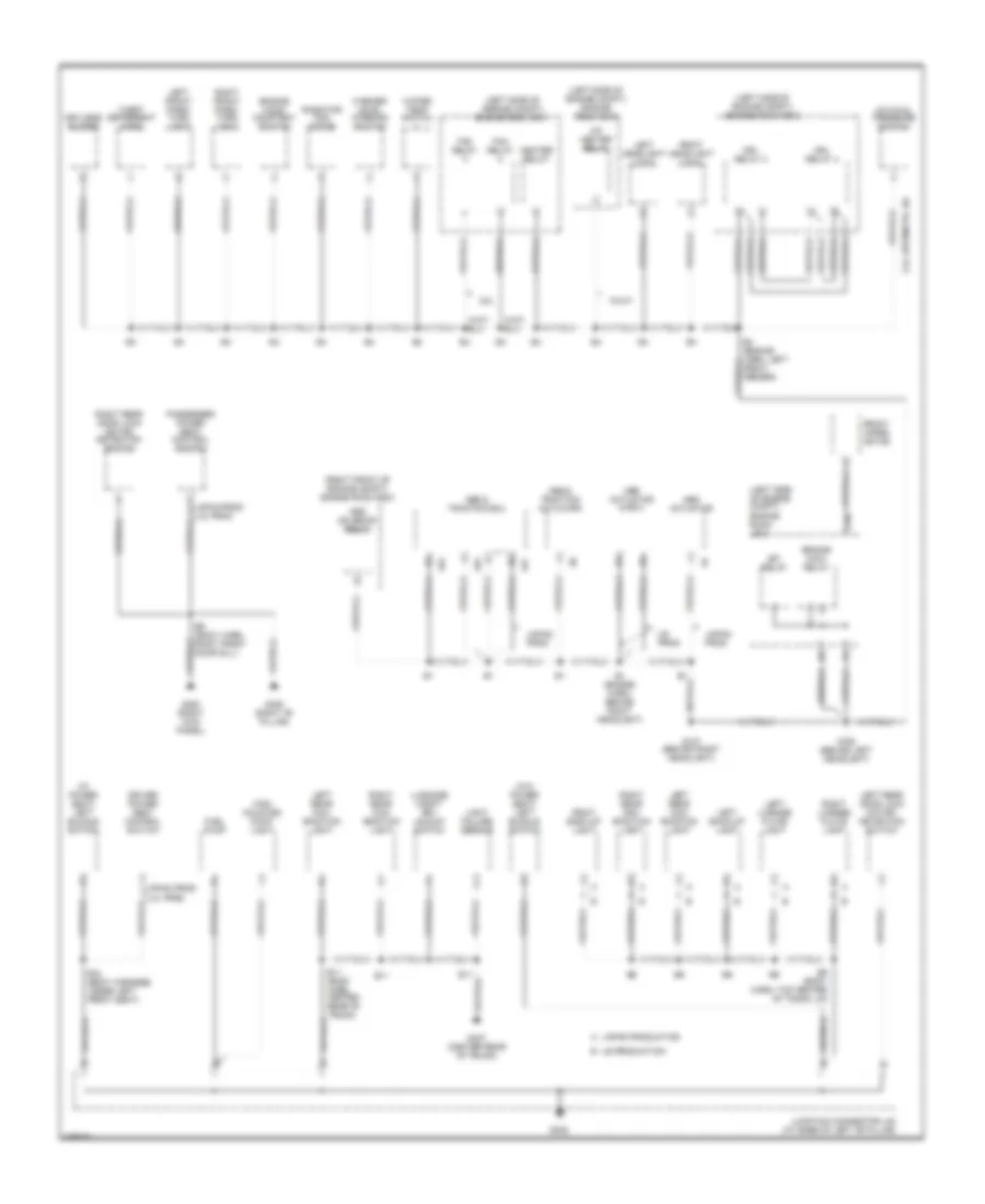 2.2L, Электросхема подключение массы заземления (1 из 3) для Toyota Camry XLE 2000