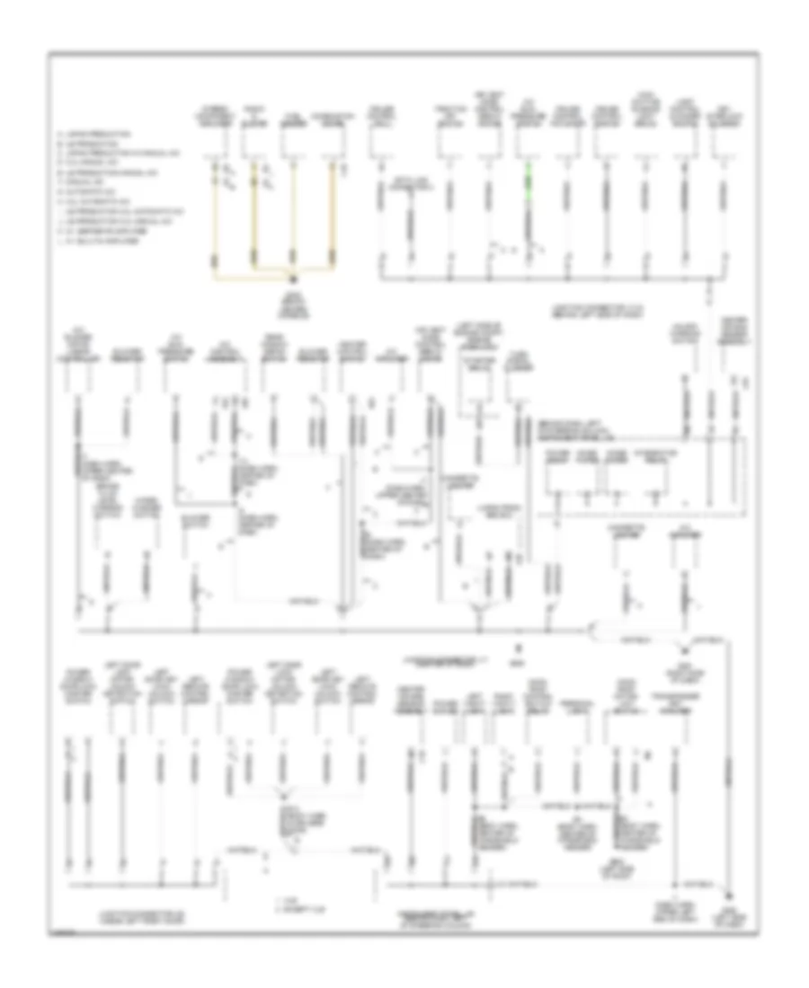 2.2L, Электросхема подключение массы заземления (2 из 3) для Toyota Camry XLE 2000