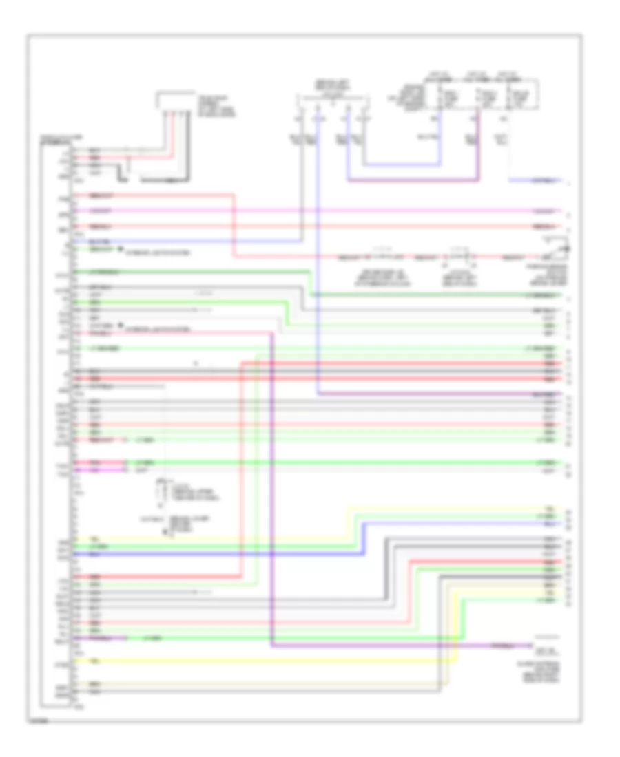 Схема С 10 акустическими системами, С Навигация С Задняя часть Усаживают Развлечения (1 из 4) для Toyota Sienna CE 2005