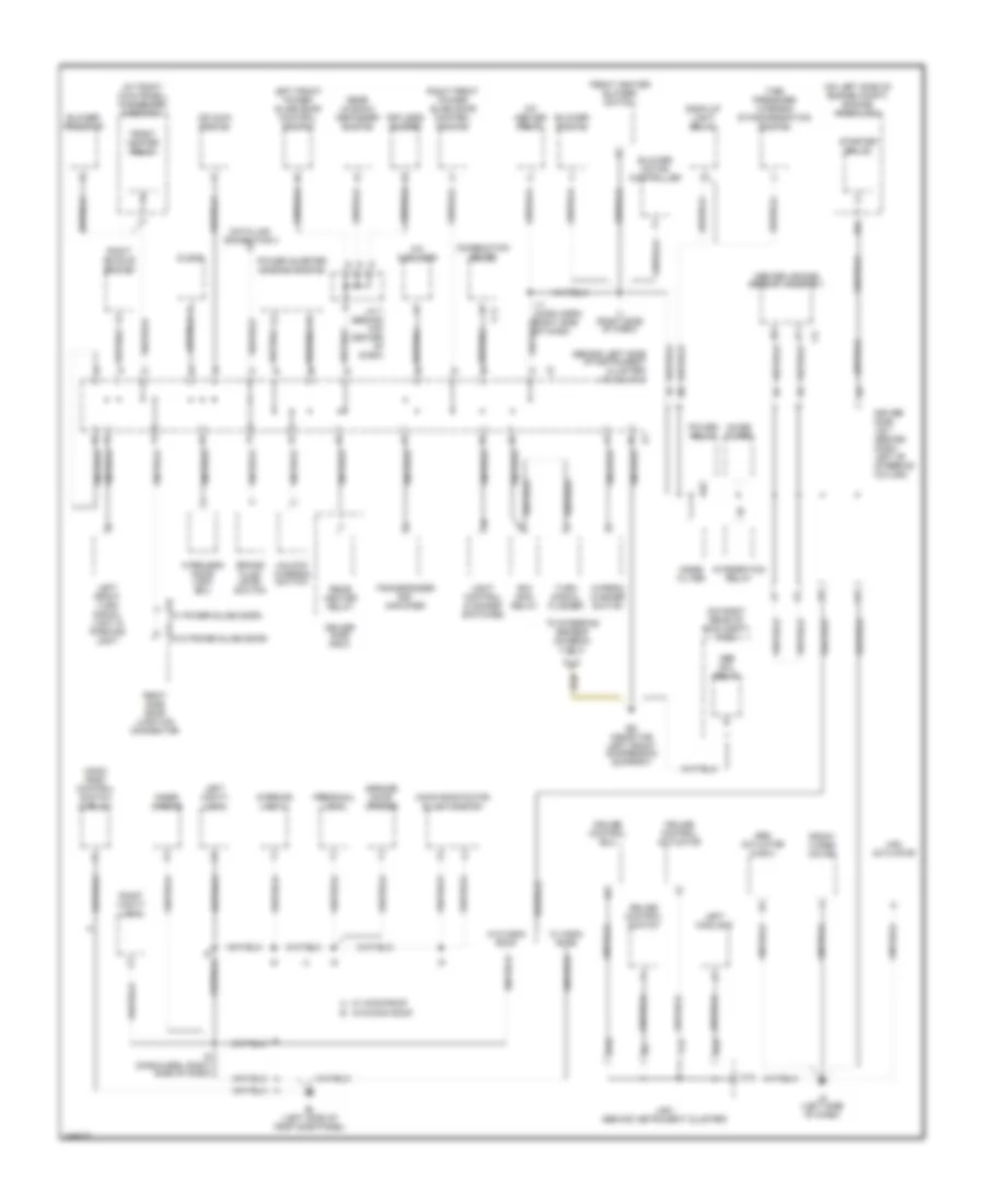 Электросхема подключение массы заземления (2 из 3) для Toyota Sienna LE 2002