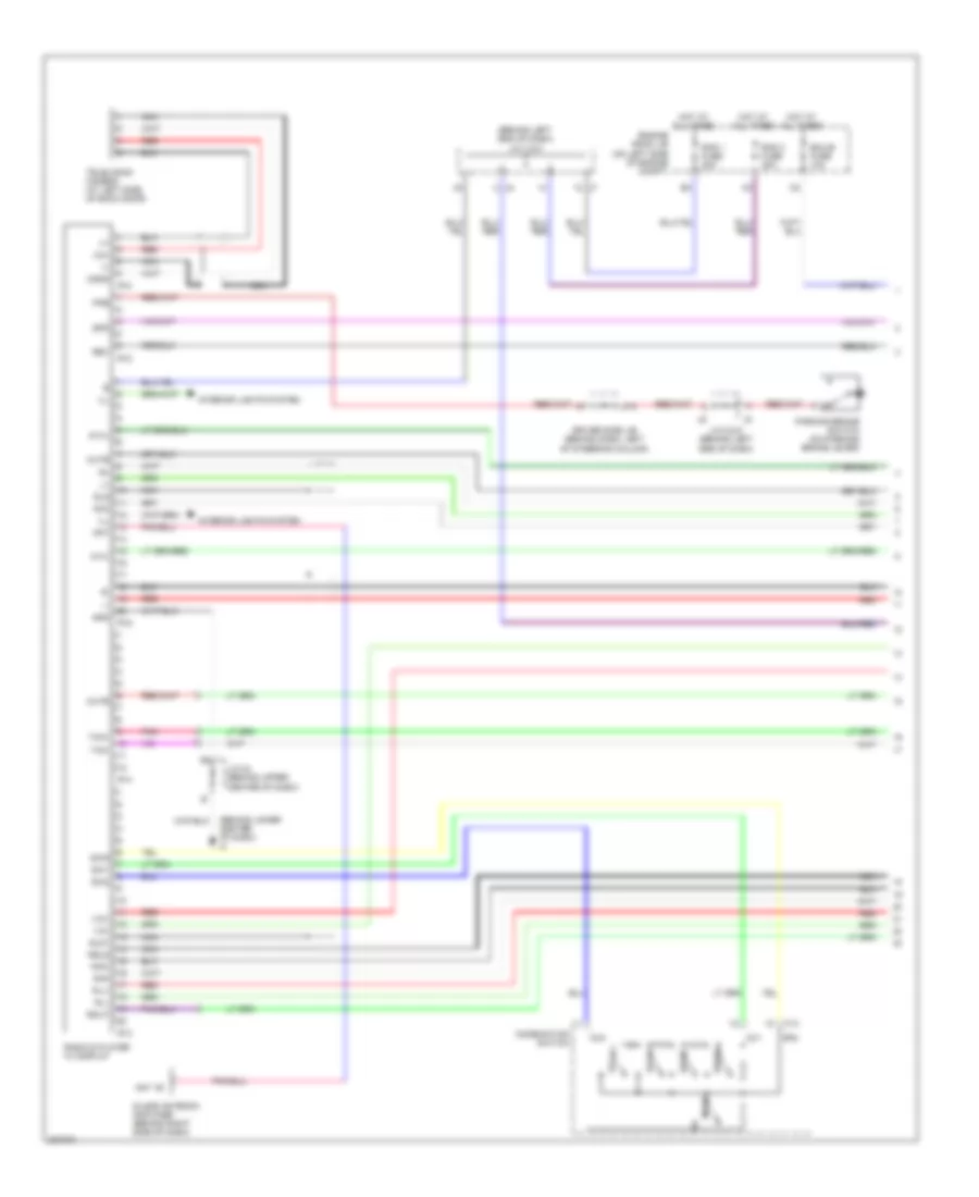 Схема С 10 акустическими системами, С Навигация С Задняя часть Усаживают Аудио (1 из 3) для Toyota Sienna LE 2005