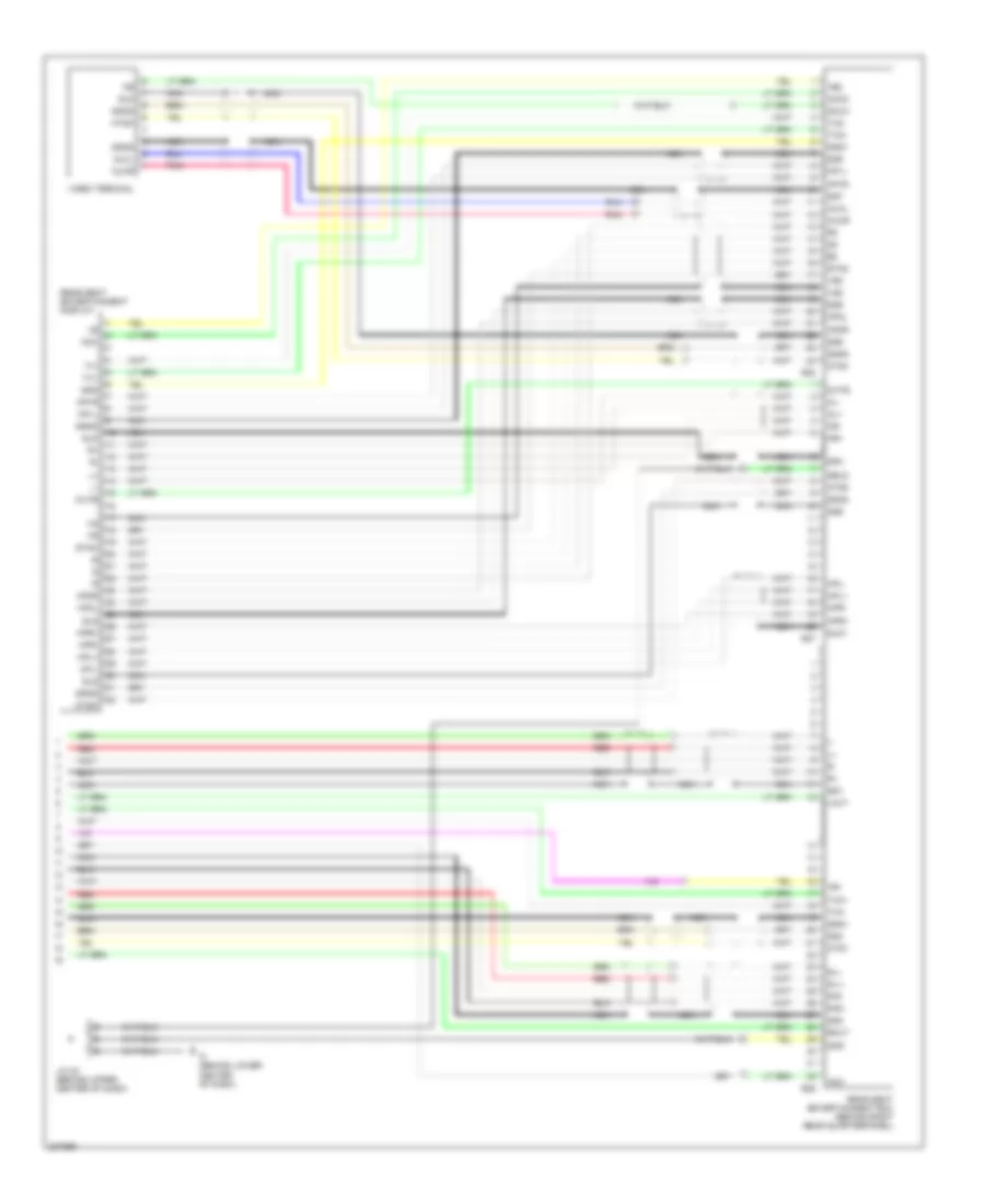 Схема С 10 акустическими системами, С Навигация С Задняя часть Усаживают Развлечения (4 из 4) для Toyota Sienna LE 2005