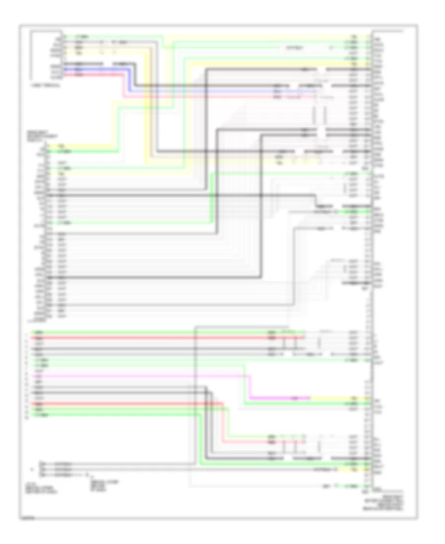 Схема С 10 акустическими системами, без Навигация С Задняя часть Усаживают Развлечения (3 из 3) для Toyota Sienna LE 2005