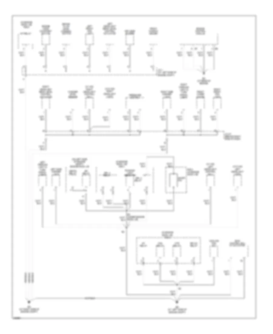 Электросхема подключение массы заземления (1 из 4) для Toyota Sienna XLE Limited 2006
