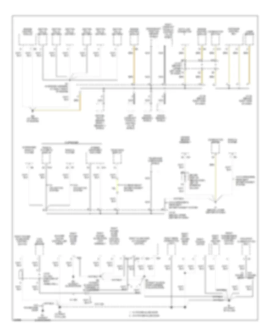 Электросхема подключение массы заземления (2 из 4) для Toyota Sienna XLE Limited 2006