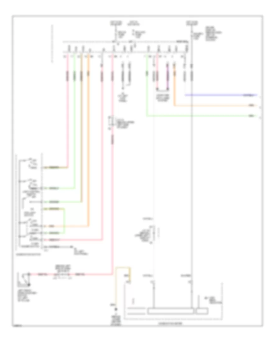 Электросхема фар, без DRL (1 из 2) для Toyota Sienna XLE Limited 2006