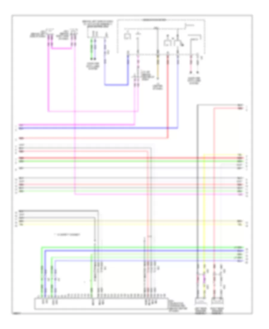Navigation Wiring Diagram, withRadio & Display Amplifier & Separate Amplifier (4 из 5) для Toyota Prius 2012