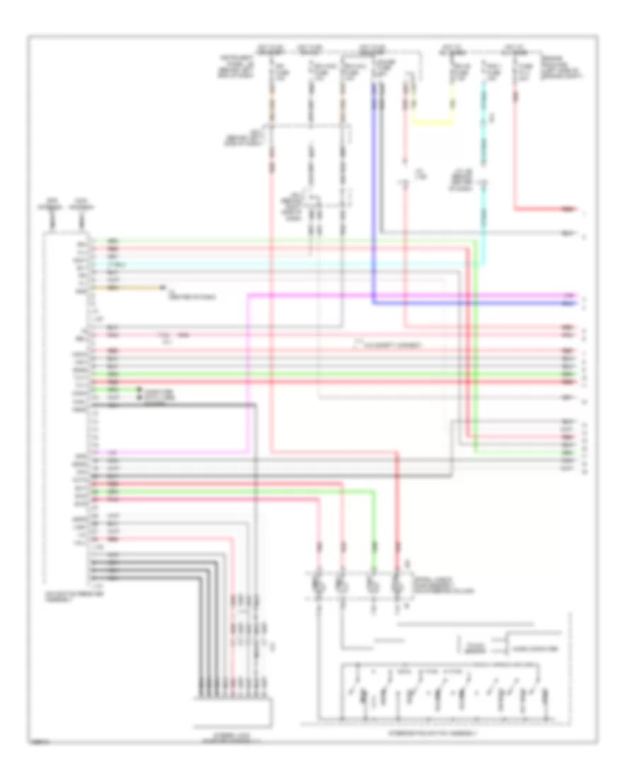 Navigation Wiring Diagram, without Radio & Display Amplifier withSeparate Amplifier (1 из 4) для Toyota Prius 2012
