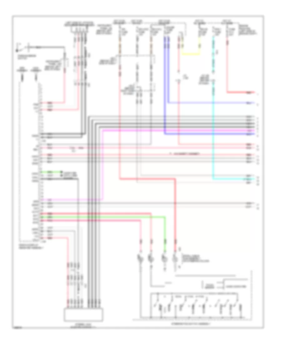 Radio Wiring Diagram, withRadio & Display Amplifier & Separate Amplifier (1 из 5) для Toyota Prius 2012