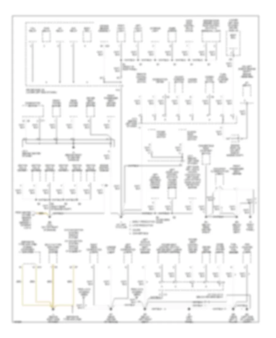 Электросхема подключение массы заземления (2 из 3) для Toyota Camry Solara SE 2004