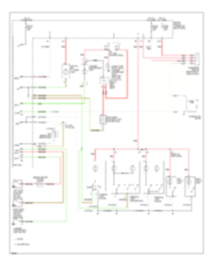 Электросхема подсветки для Toyota Camry Solara SE 2004