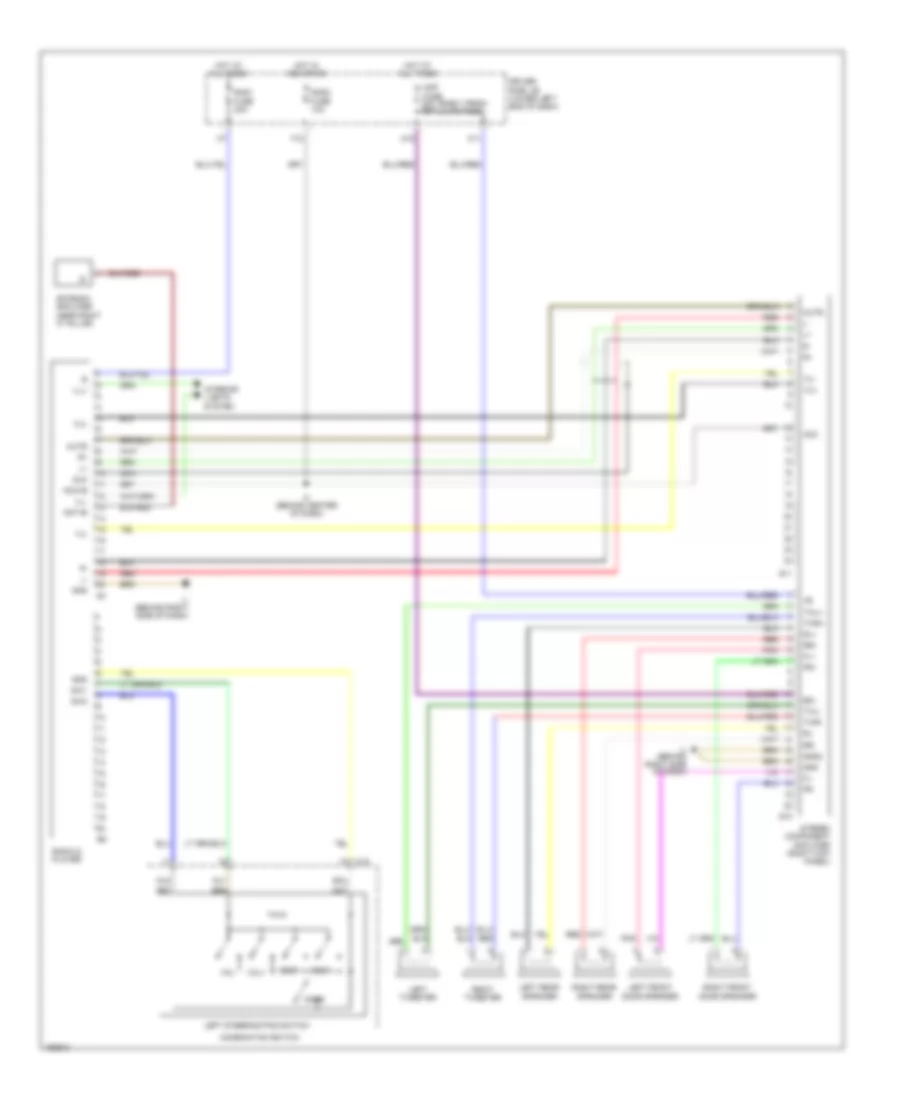 Электросхема магнитолы, Купе without Navigation withSeparate Amplifier для Toyota Camry Solara SE 2004