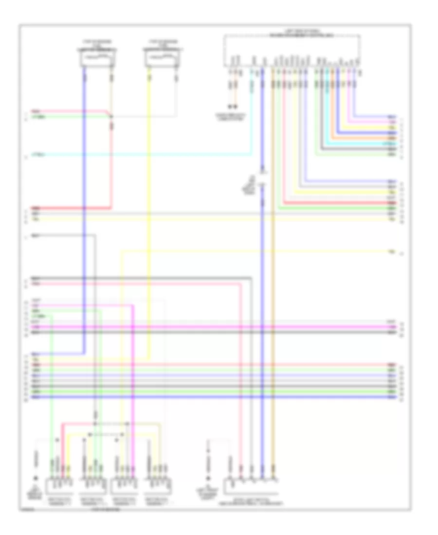 1.5L, Электросхема системы управления двигателя (4 из 6) для Toyota Prius C 2012