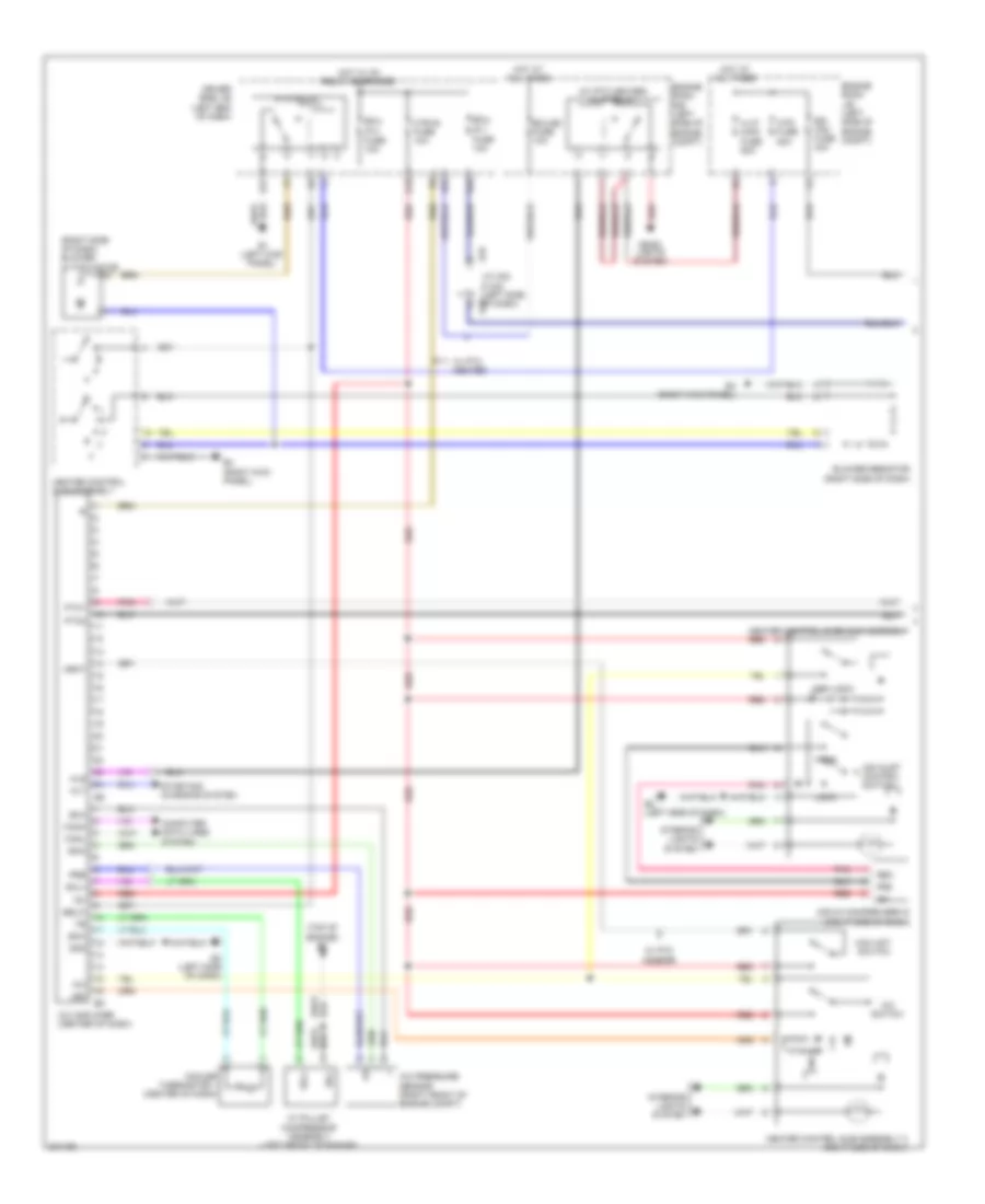 1.8L, Manual AC Wiring Diagram (1 of 2) for Toyota Matrix 2009
