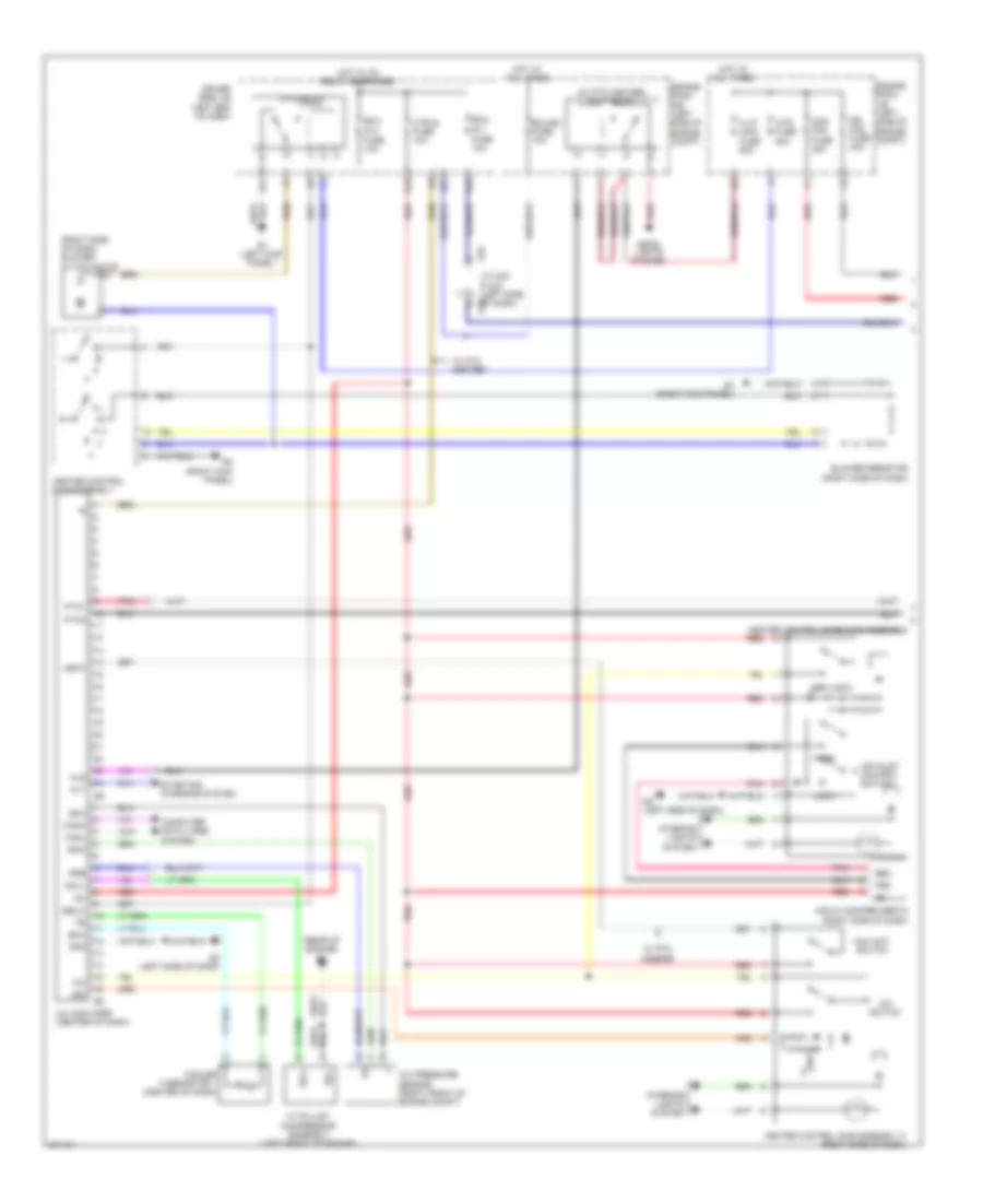2.4L, Manual AC Wiring Diagram (1 of 2) for Toyota Matrix 2009