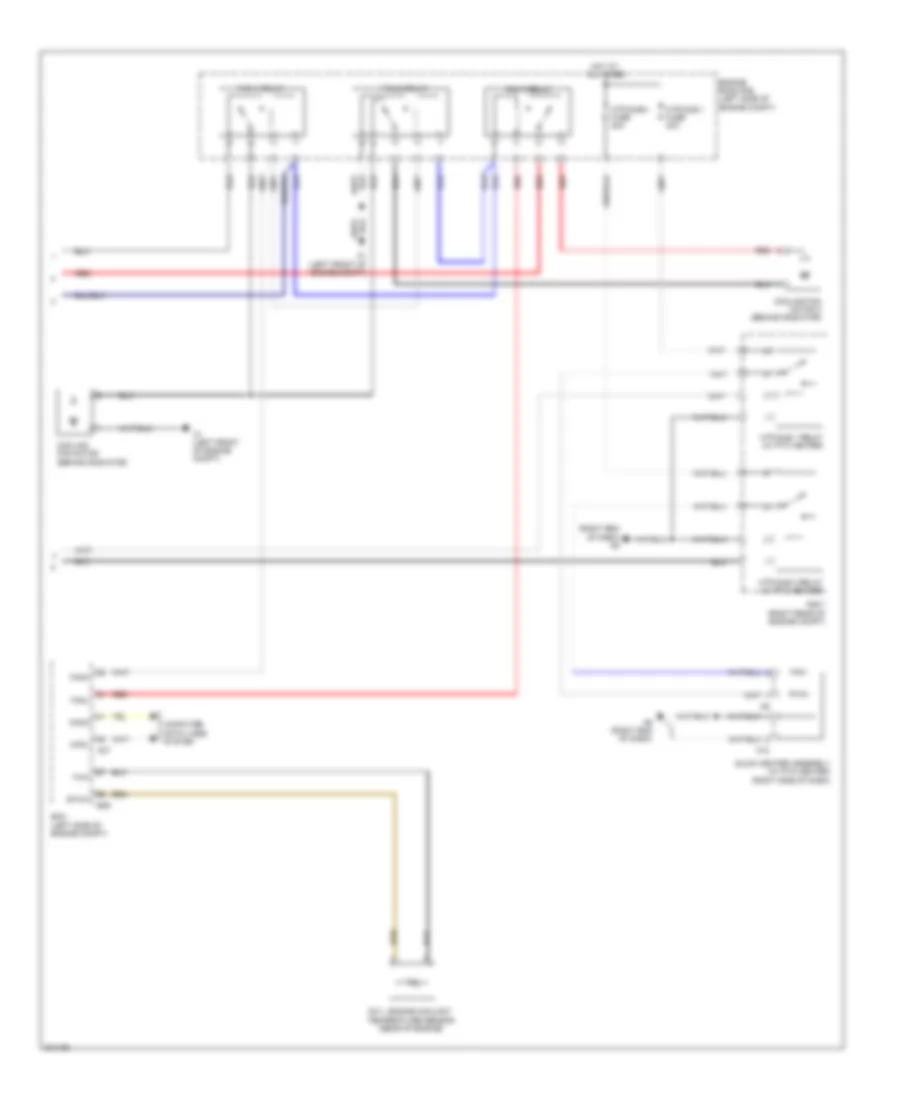 2.4L, Manual AC Wiring Diagram (2 of 2) for Toyota Matrix 2009