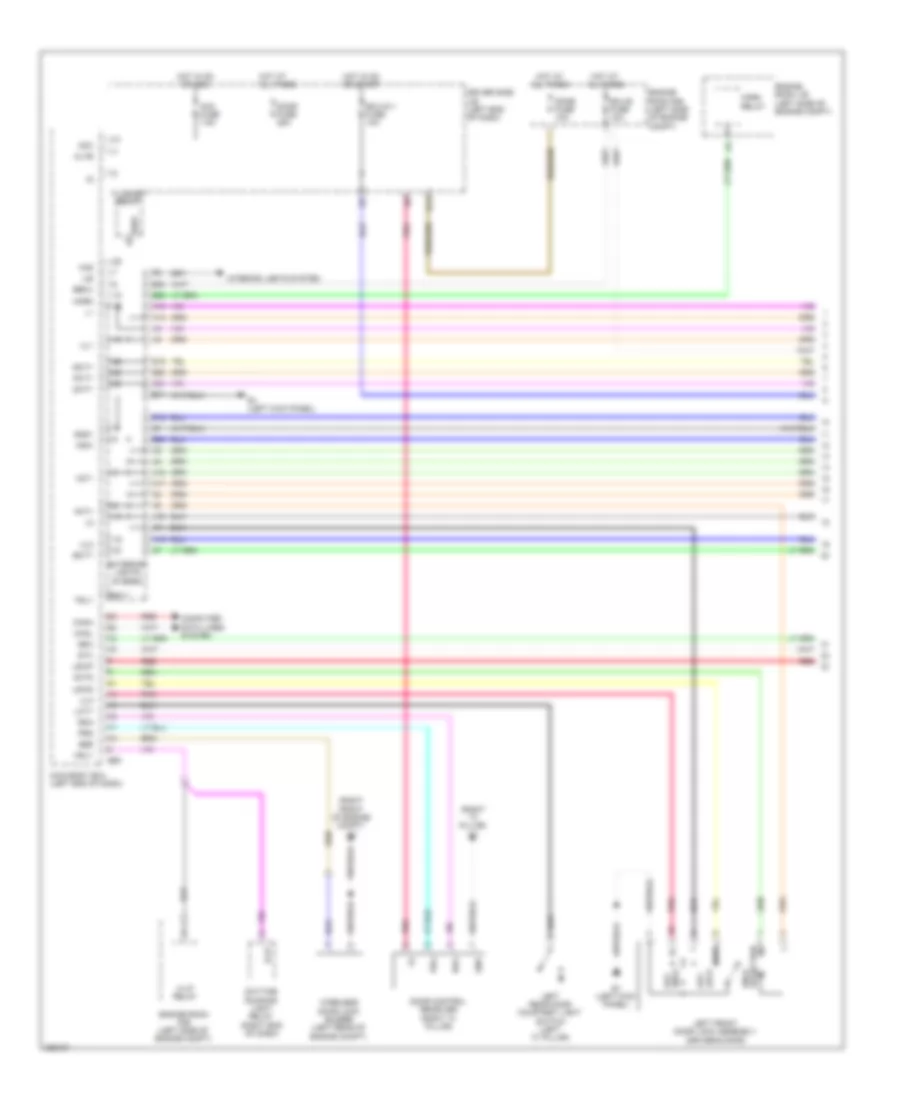 Forced Entry Wiring Diagram 1 of 3 for Toyota Matrix 2009