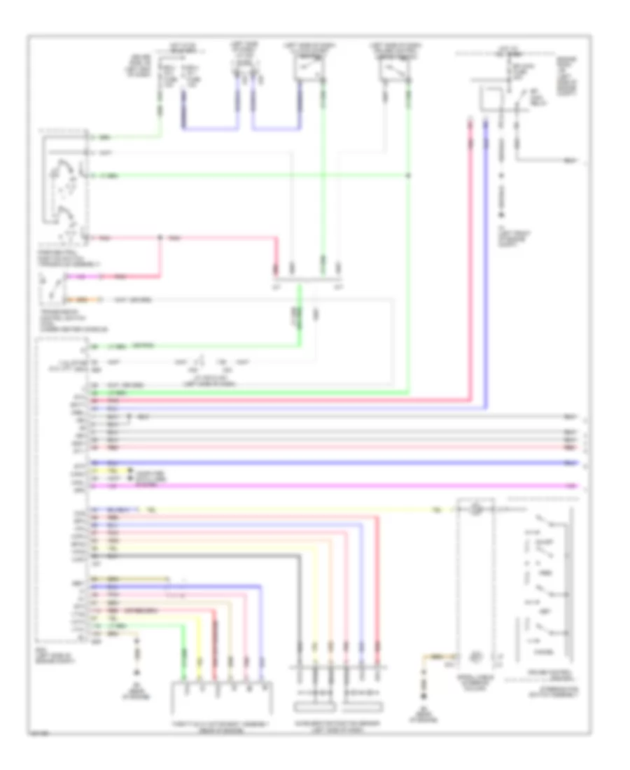 Cruise Control Wiring Diagram 1 of 2 for Toyota Matrix 2009
