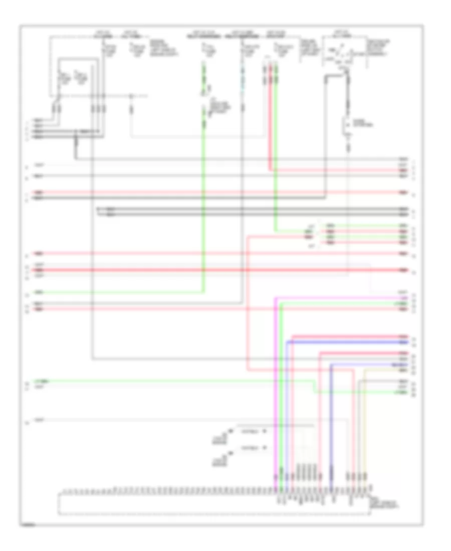 1.8L, Engine Performance Wiring Diagram (2 of 4) for Toyota Matrix 2009