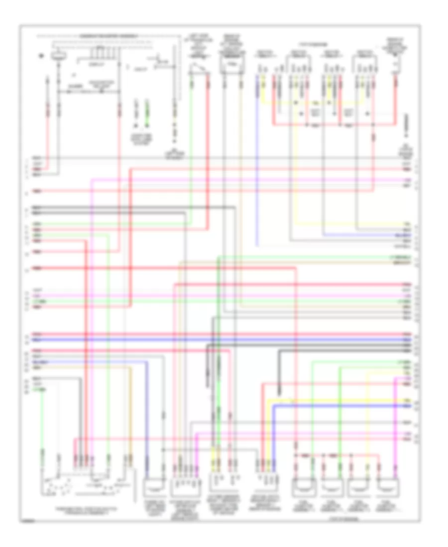 1.8L, Engine Performance Wiring Diagram (3 of 4) for Toyota Matrix 2009