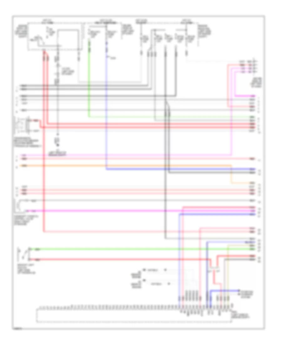 2.4L, Engine Performance Wiring Diagram (2 of 4) for Toyota Matrix 2009