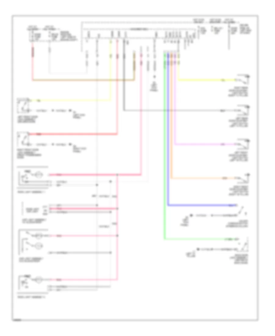Courtesy Lamps Wiring Diagram for Toyota Matrix 2009