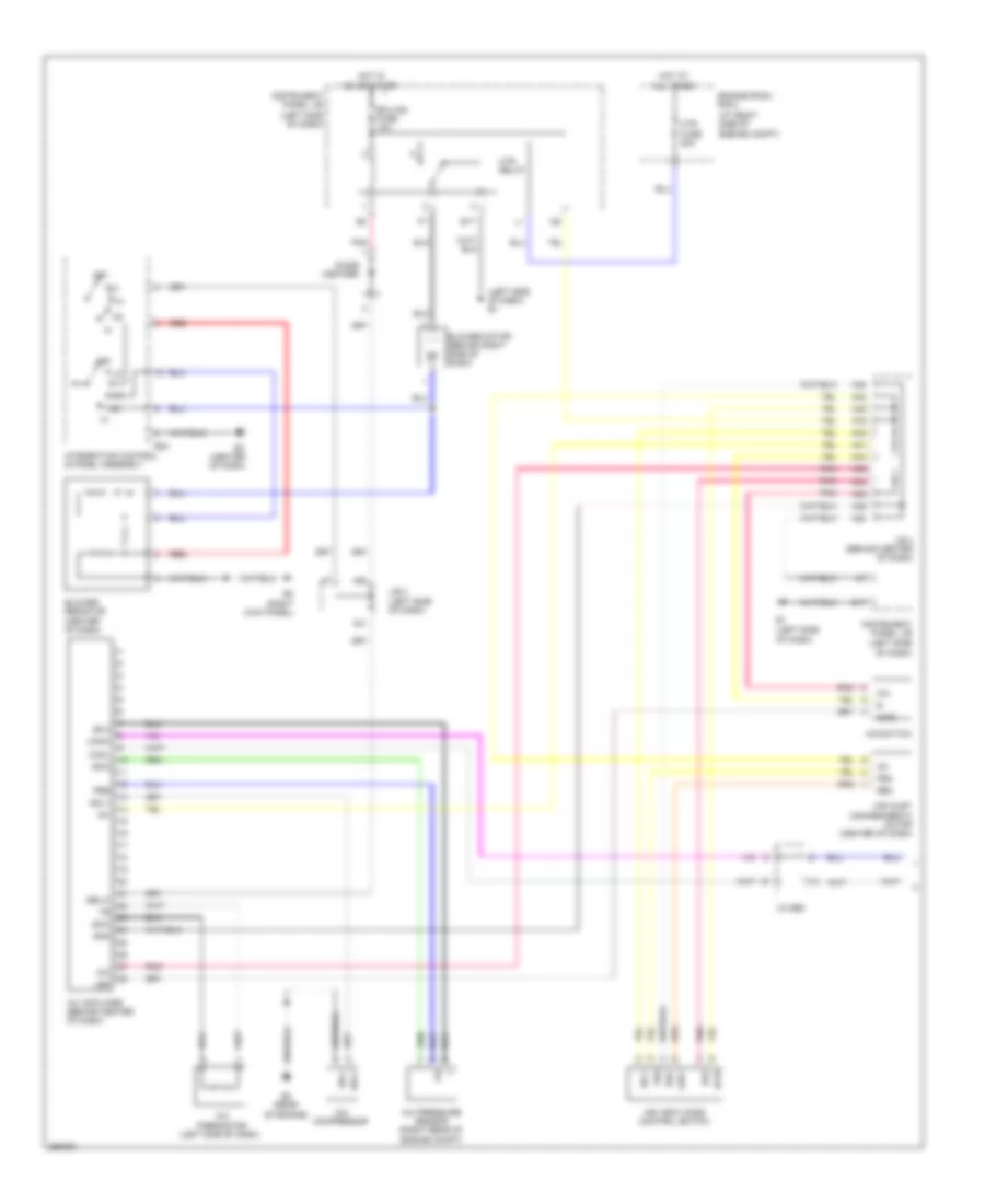 2.4L, Manual AC Wiring Diagram (1 of 2) for Toyota RAV4 Limited 2007