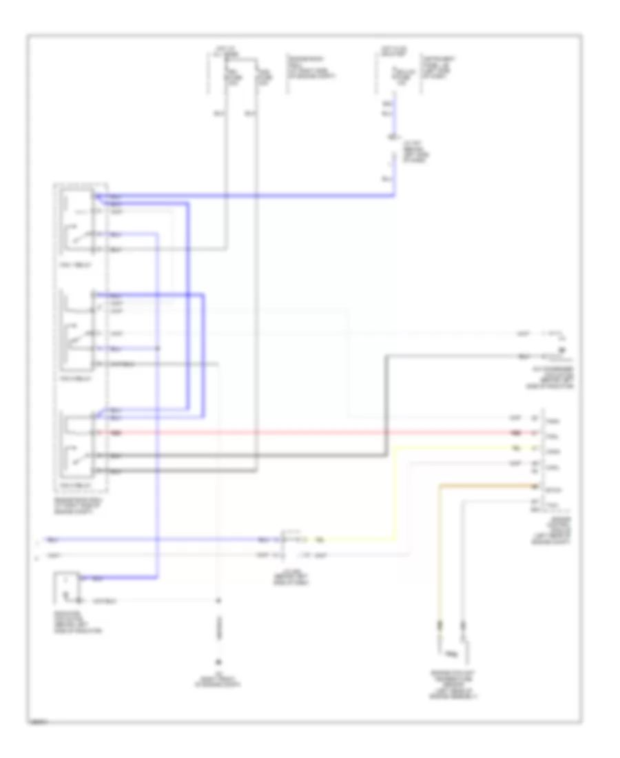 2.4L, Manual AC Wiring Diagram (2 of 2) for Toyota RAV4 Limited 2007