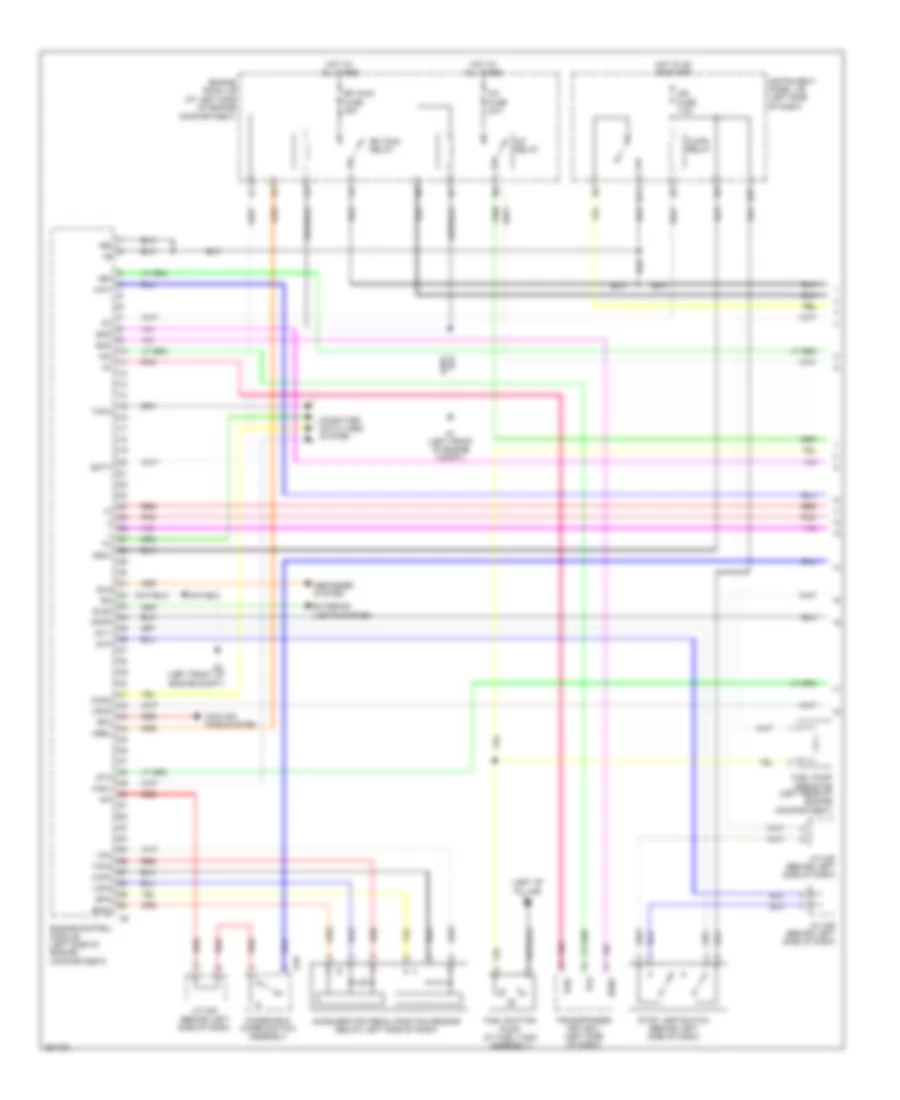 3.5L, Engine Performance Wiring Diagram (1 of 5) for Toyota RAV4 Limited 2007