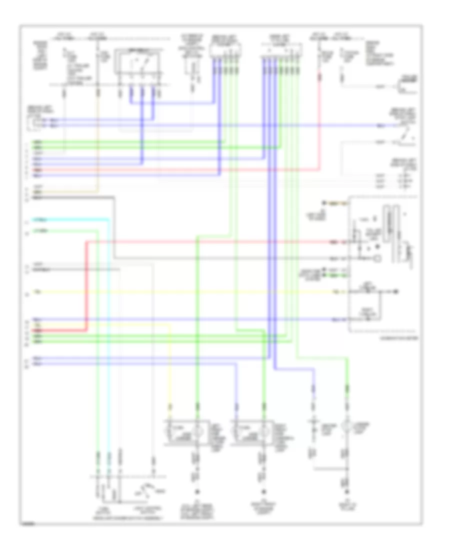 Exterior Lamps Wiring Diagram 2 of 2 for Toyota RAV4 Limited 2007
