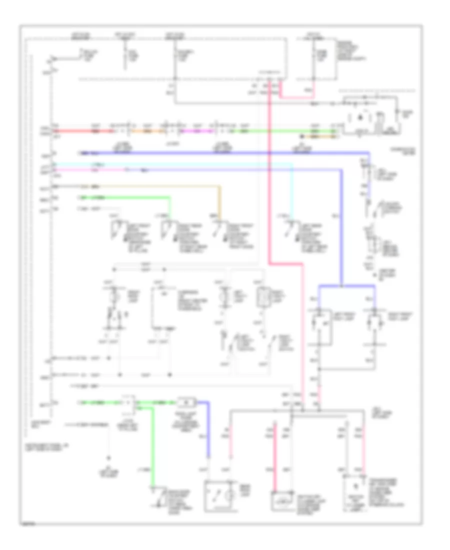 Courtesy Lamps Wiring Diagram for Toyota RAV4 Limited 2007