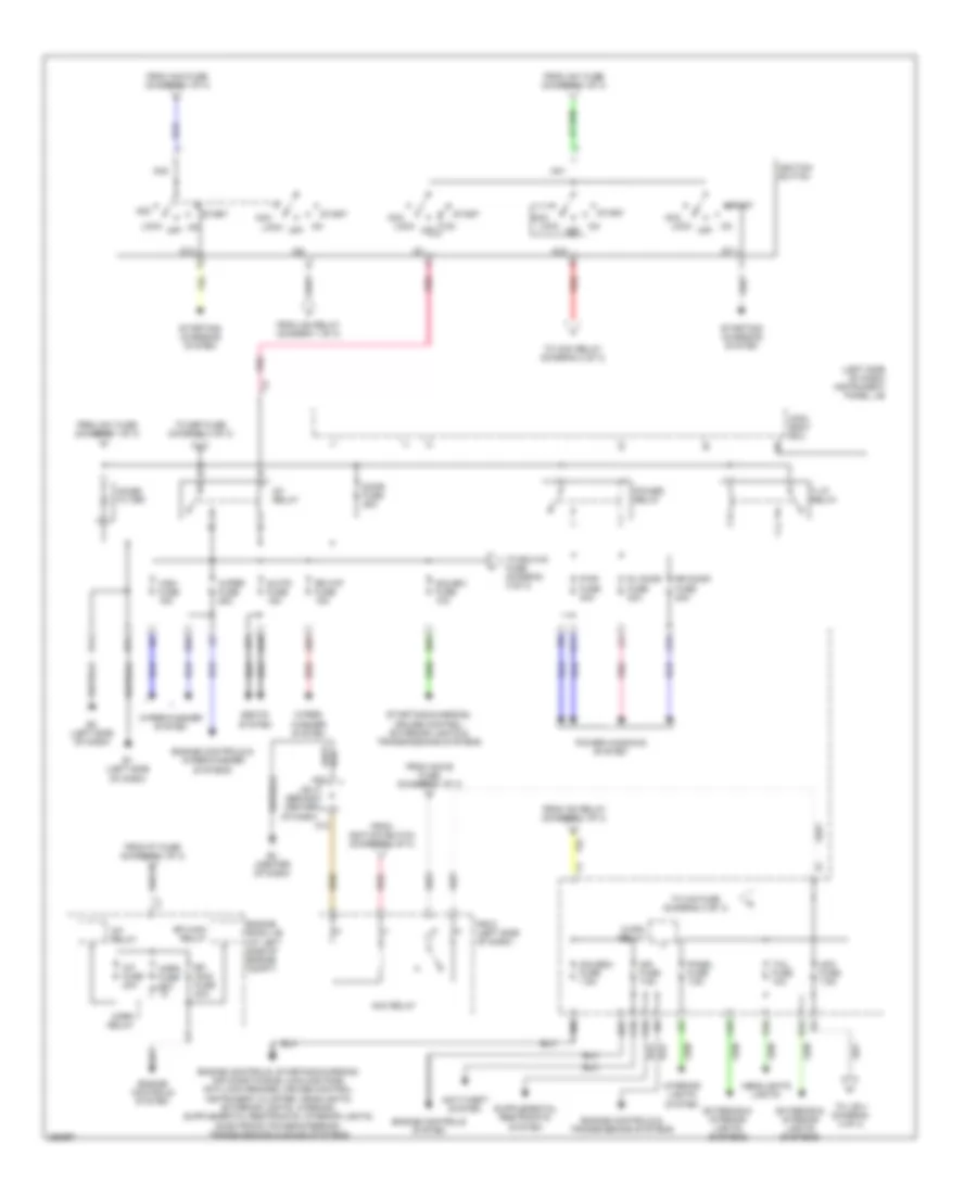 Power Distribution Wiring Diagram (2 of 3) for Toyota RAV4 Limited 2007