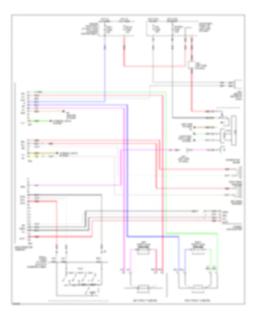 Radio Wiring Diagram without JBL for Toyota RAV4 Limited 2007