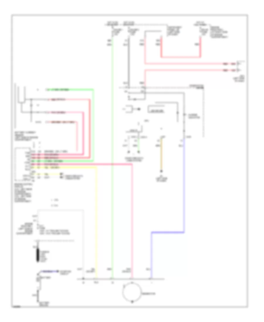 Charging Wiring Diagram for Toyota RAV4 Limited 2007