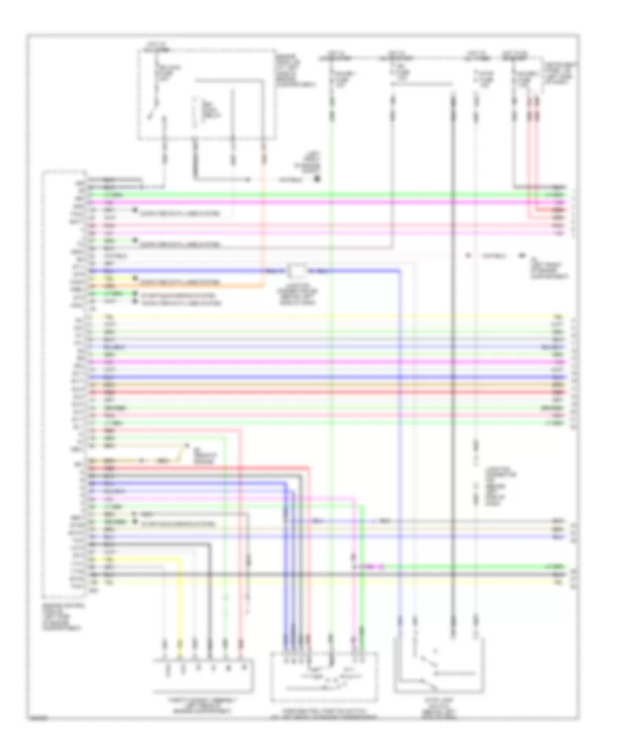 3.5L, AT Wiring Diagram (1 of 2) for Toyota RAV4 Limited 2007