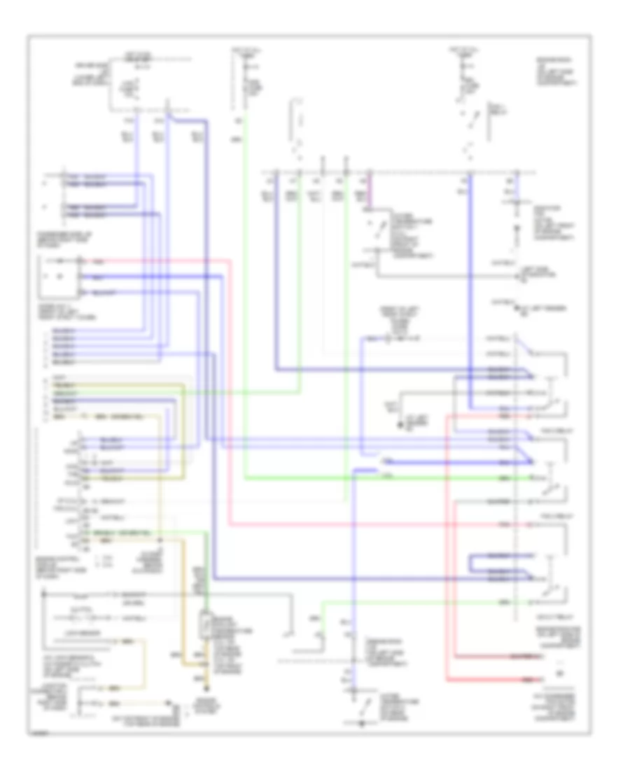 Manual A C Wiring Diagram 2 of 2 for Toyota Camry Solara SLE 2004