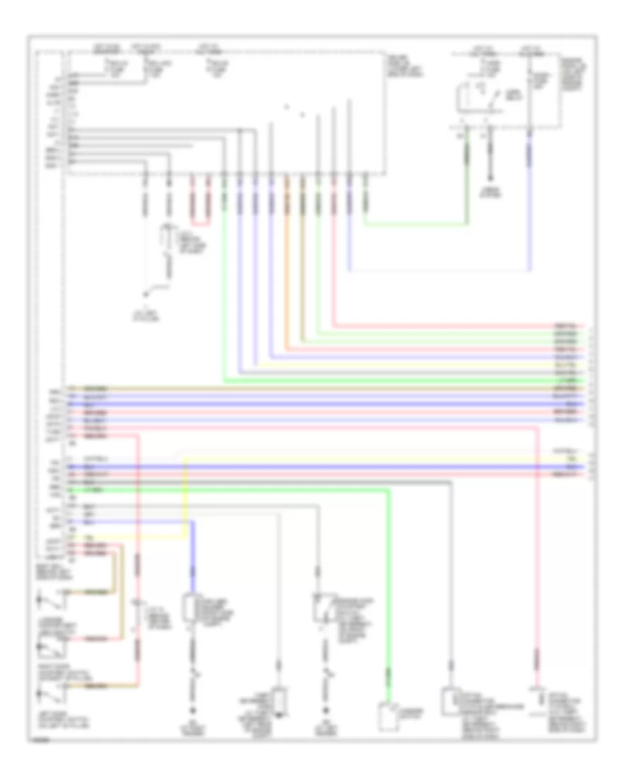 Forced Entry Wiring Diagram, Coupe (1 of 2) for Toyota Camry Solara SLE 2004