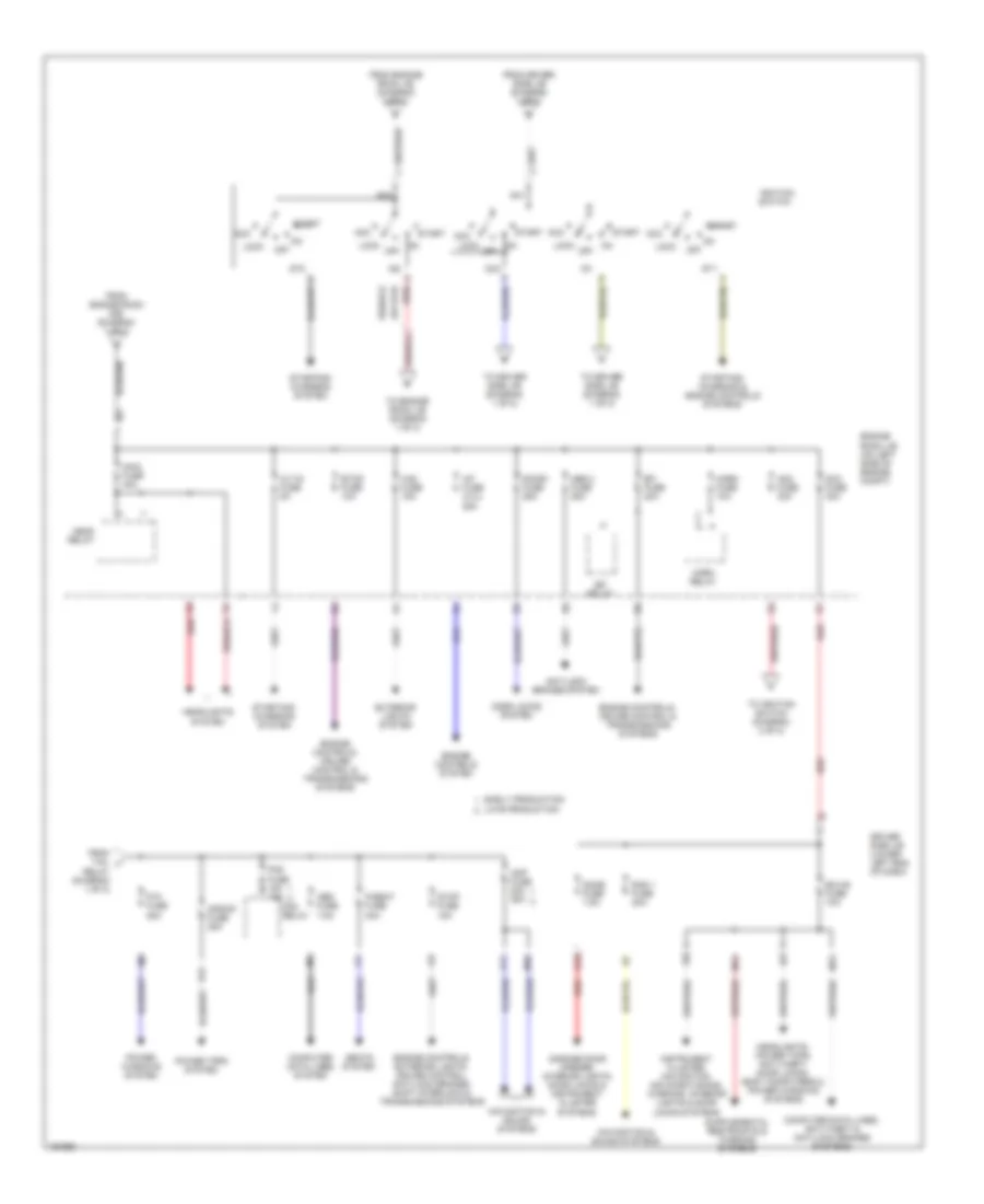 Power Distribution Wiring Diagram (2 of 2) for Toyota Camry Solara SLE 2004