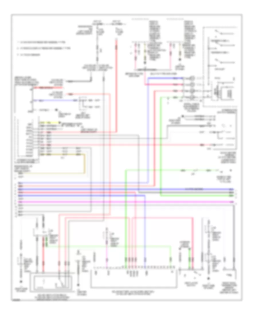 Automatic AC Wiring Diagram (2 of 3) for Toyota Prius Plug-in 2012