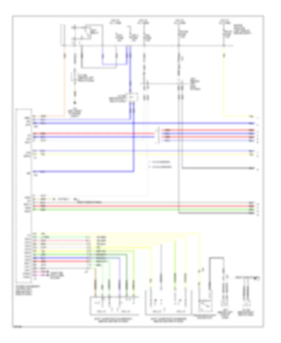 Forced Entry Wiring Diagram 1 of 5 for Toyota Prius Plug in 2012