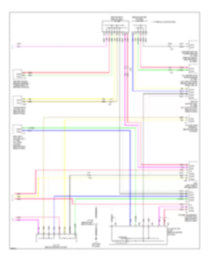 Computer Data Lines Wiring Diagram 2 of 2 for Toyota Prius Plug in 2012